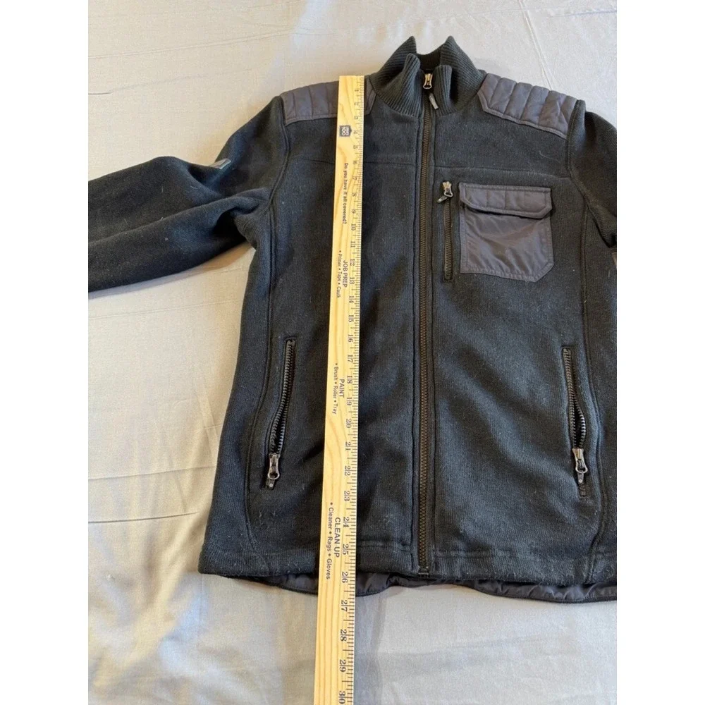 Marmot Motto Jacket Small Mens Full Zip Black‎ Padded Elbows Shoulders Full Zip